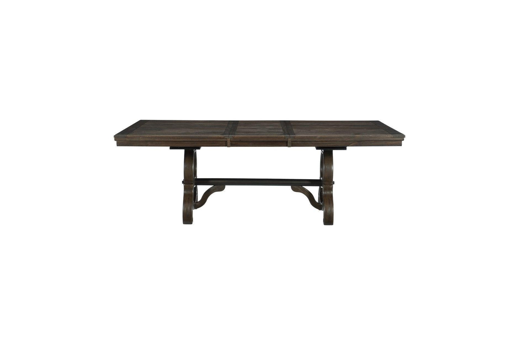 Gloversville Neutral Solid Wood Fabric Upholstered Seat Rectangular Dining Room Set - Ella Furniture
