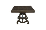 Gloversville Neutral Solid Wood Fabric Upholstered Seat Rectangular Dining Room Set - Ella Furniture