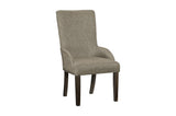 Gloversville Neutral Solid Wood Fabric Upholstered Seat Rectangular Dining Room Set - Ella Furniture