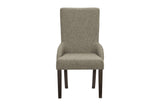 Gloversville Neutral Solid Wood Fabric Upholstered Seat Rectangular Dining Room Set - Ella Furniture