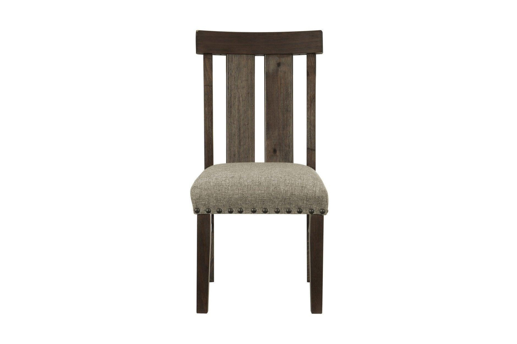 Gloversville Neutral Solid Wood Fabric Upholstered Seat Rectangular Dining Room Set - Ella Furniture