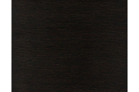 Asher Beige Dark Wood, Acacia Veneer Plush Cushions Fabric Upholstered Seat Round Dining Room Set - Ella Furniture
