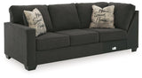 Lucina Charcoal 2-Piece Sectional 59005S1 - Ella Furniture