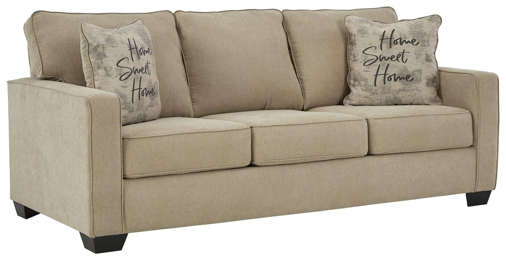 Lucina Quartz Microfiber Queen Sofa Sleeper - Ella Furniture