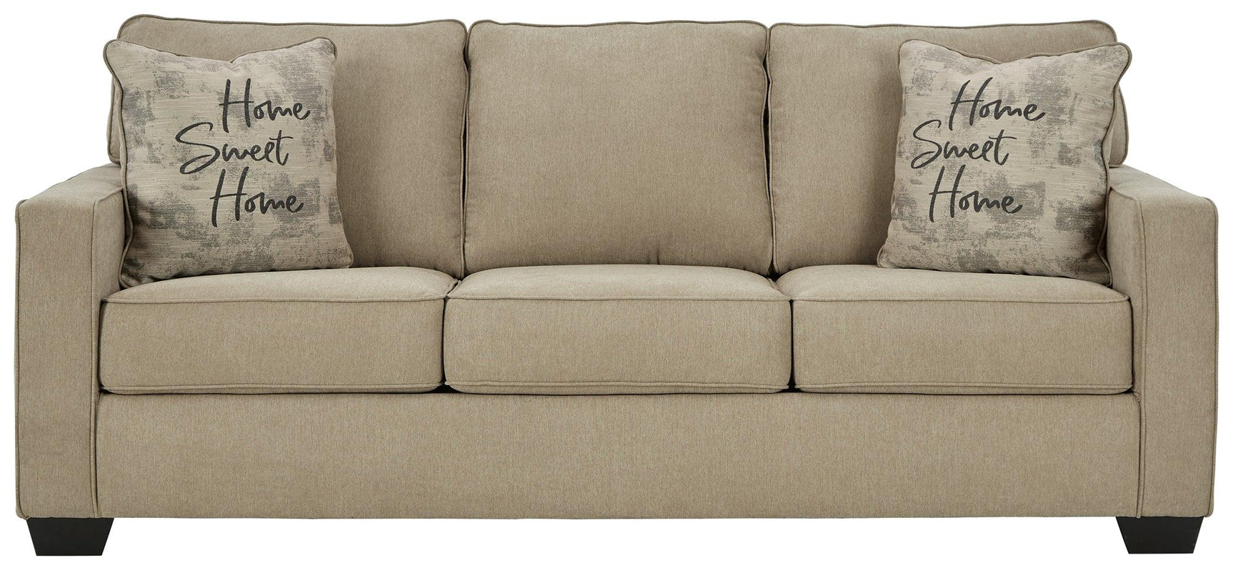 Lucina Quartz Microfiber Queen Sofa Sleeper - Ella Furniture