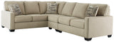 Lucina Quartz 3-Piece Sectional - Ella Furniture