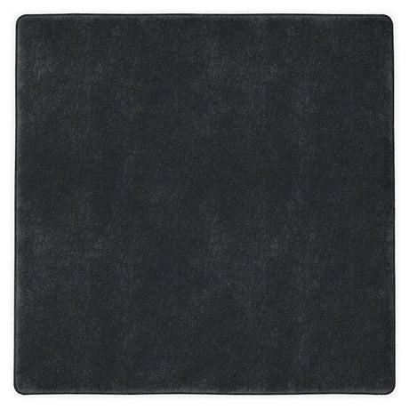 Lavernett Charcoal Chenille,microfiber Oversized Accent Ottoman - Ella Furniture