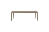 Mckewen Gray Modern Contemporary Solid Wood Fabric Upholstery Seat Rectangular Dining Room Set - Ella Furniture
