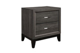 Davi Nickel Wood Modern Sleek Contemporary Solid Wood Platform Bedroom Set - Ella Furniture