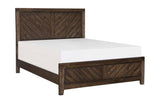 Parnell Rustic Cherry Modern Contemporary Solid Wood Acacia Veneer Panel Bedroom Set - Ella Furniture