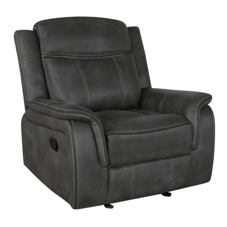 Lawrence Upholstered Tufted Back Motion Sofa 603504 - Ella Furniture
