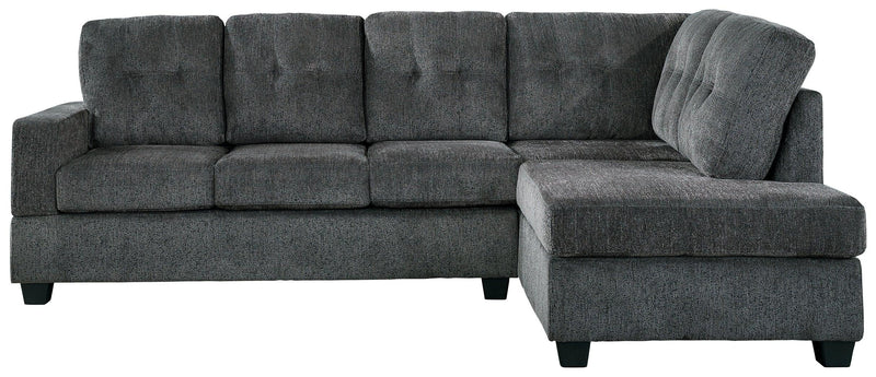 Kitler Smoke 2-Piece Sectional With Chaise