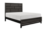 Davi Nickel Wood Modern Sleek Contemporary Solid Wood Platform Bedroom Set - Ella Furniture
