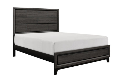Davi Nickel Wood Modern Sleek Contemporary Solid Wood Platform Bedroom Set - Ella Furniture