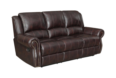 Laney End Table Deep Merlot And Clear - Ella Furniture