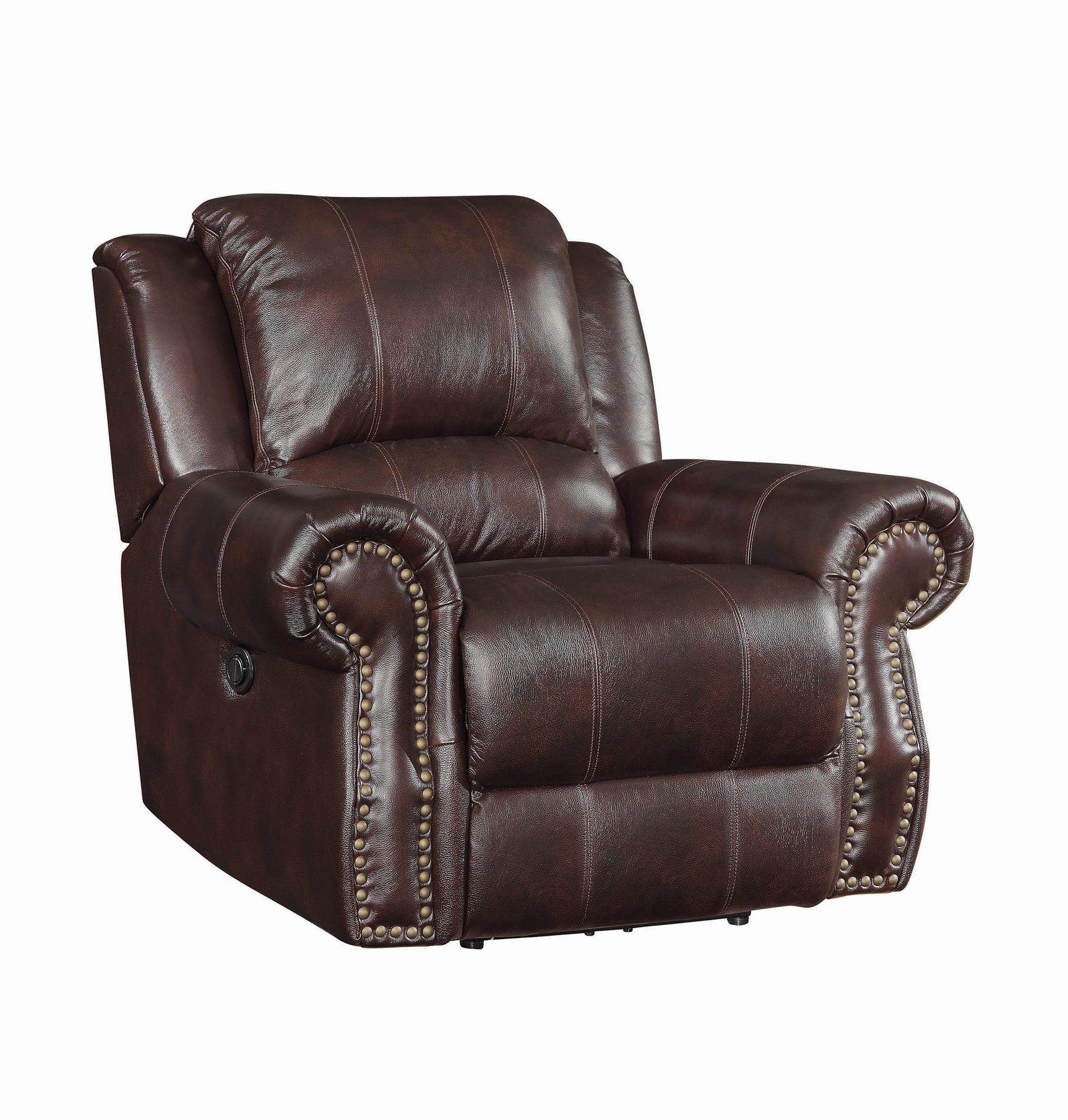 Laney End Table Deep Merlot And Clear - Ella Furniture