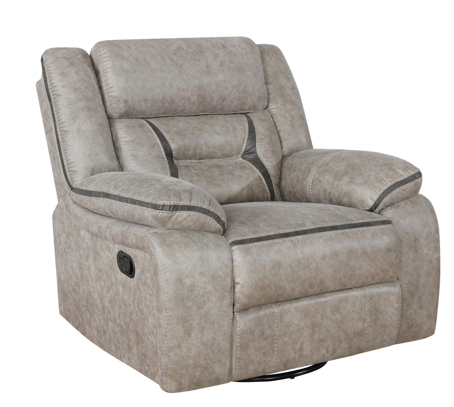 Greer Upholstered Tufted Back Motion Sofa - Ella Furniture