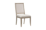 Mckewen Gray Modern Contemporary Solid Wood Fabric Upholstery Seat Rectangular Dining Room Set - Ella Furniture