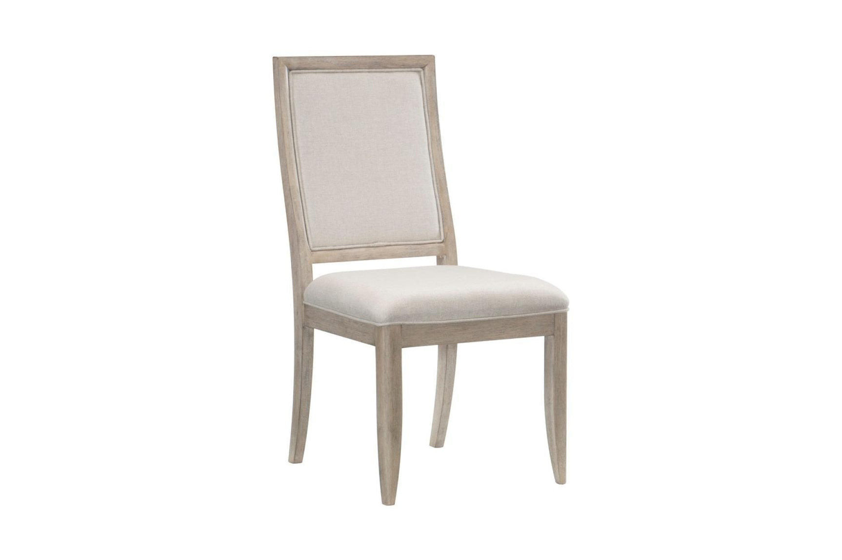 Mckewen Gray Modern Contemporary Solid Wood Fabric Upholstery Seat Rectangular Dining Room Set - Ella Furniture