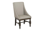 Reid Neutral Modern Solid Wood And Veneers Fabric Upholstered Seat Rectangular Dining Room Set - Ella Furniture