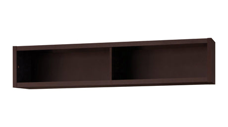 Lewes 2-Door Tv Stand With Adjustable Shelves Cappuccino - Ella Furniture