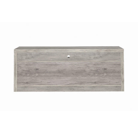 Burke 2-Drawer Tv Console Grey Driftwood - Ella Furniture