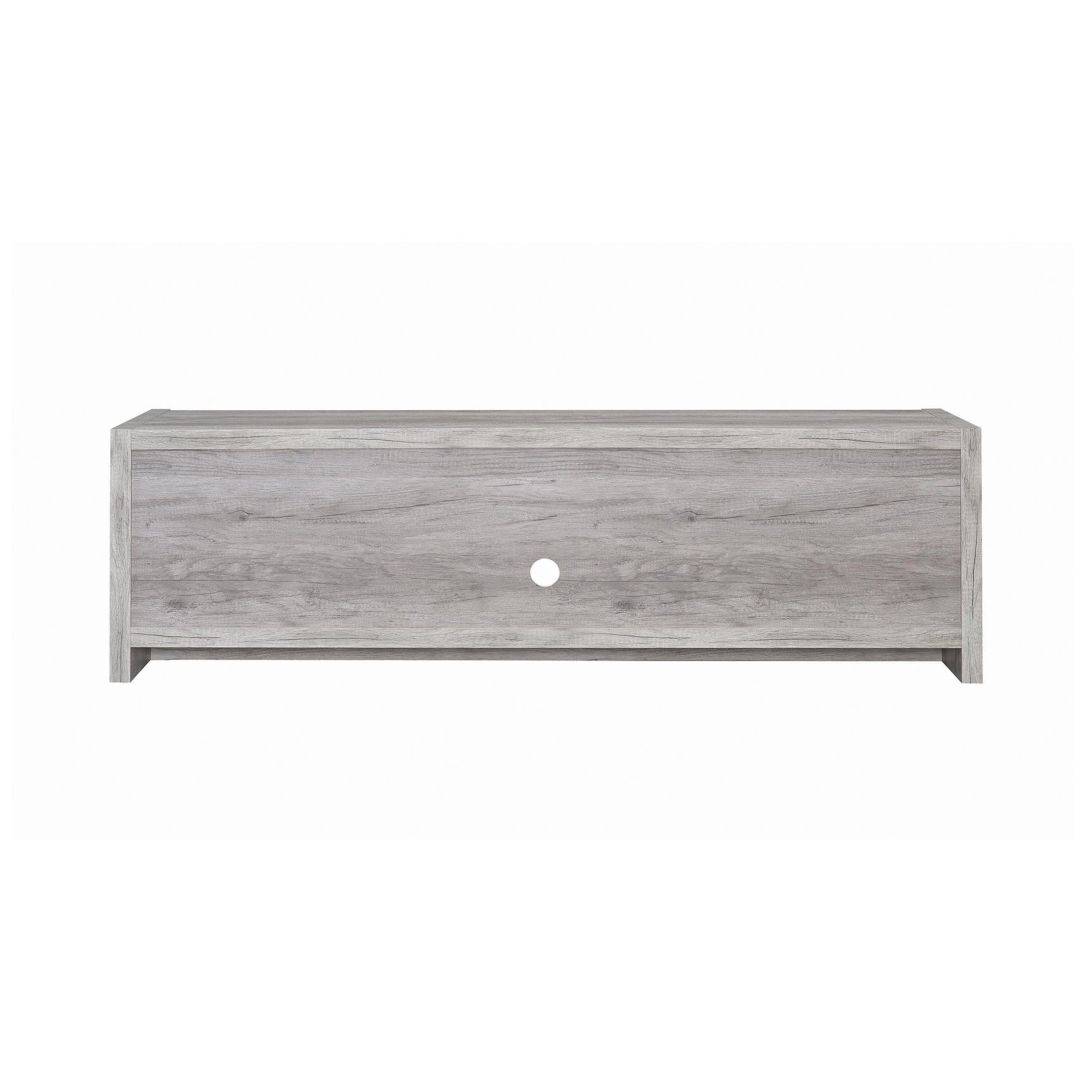 Hays 2-Door Tv Console Grey Driftwood - Ella Furniture