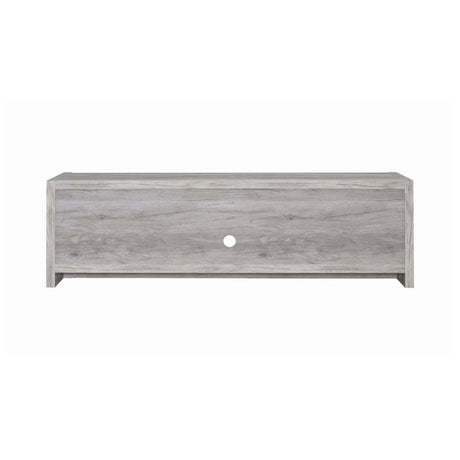 Hays 2-Door Tv Console Grey Driftwood - Ella Furniture