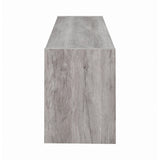 Hays 2-Door Tv Console Grey Driftwood - Ella Furniture