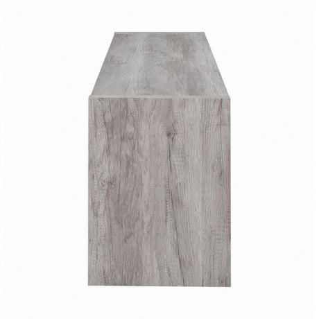 Hays 2-Door Tv Console Grey Driftwood - Ella Furniture