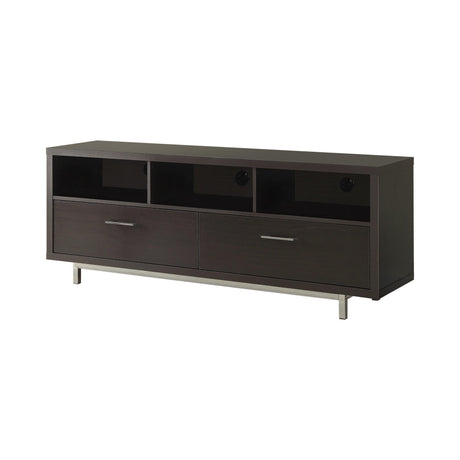 Casey 2-Drawer Rectangular Tv Console Cappuccino - Ella Furniture