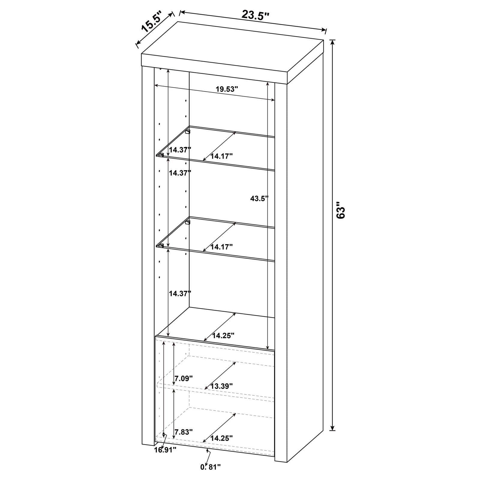 Media Tower 704254 - Ella Furniture