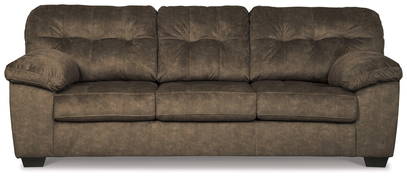 Accrington Earth Microfiber Sofa - Ella Furniture