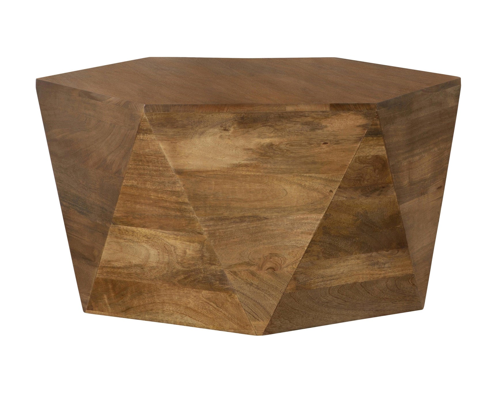 Zalika Hexagonal Coffee Table Natural - Ella Furniture