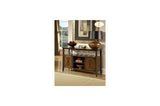 Verona Cherry Brown Solid Wood Faux Leather Upholstered Seat Counter Height Dining Room Set - Ella Furniture