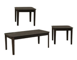 Amaro 3-Piece Occasional Set Dark Brown - Ella Furniture