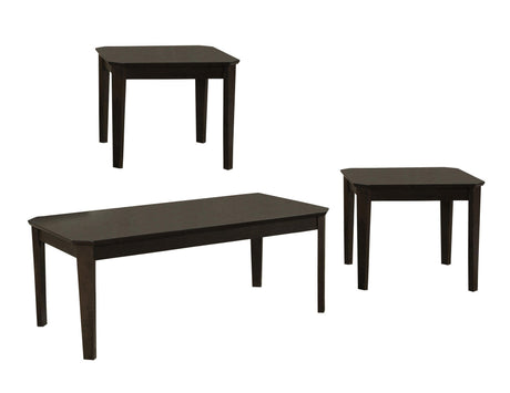 Amaro 3-Piece Occasional Set Dark Brown - Ella Furniture