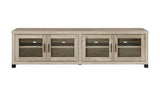 Sachin Rectangular Tv Console With Glass Doors - Ella Furniture