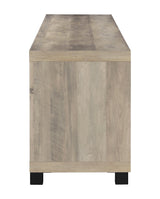 Sachin Rectangular Tv Console With Glass Doors - Ella Furniture