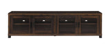 Sachin Rectangular Tv Console With Glass Doors 736293 - Ella Furniture