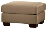 Darcy Mocha Chair And Ottoman - Ella Furniture