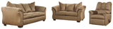 Darcy Mocha Sofa, Loveseat And Recliner - Ella Furniture