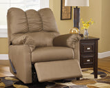 Darcy Mocha Microfiber Recliner - Ella Furniture