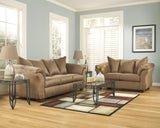 Darcy Mocha Microfiber Sofa - Ella Furniture