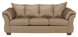 Darcy Mocha Sofa, Loveseat And Recliner - Ella Furniture