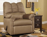 Darcy Mocha Microfiber Recliner - Ella Furniture