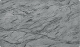 Mozzi Rectangular Coffee Table Faux Grey Marble And Black - Ella Furniture