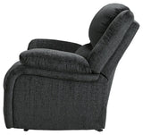 Draycoll Slate Chenille Recliner - Ella Furniture