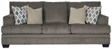 Dorsten Slate Chenille Sofa - Ella Furniture