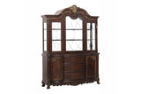Deryn Park Cherry Traditional Solid Wood Plush Upholstered Seat Rectangular Dining Room Set - Ella Furniture